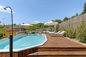 Bazén v ubytování Casa Serena, Radda In Chianti nebo v jeho okolí