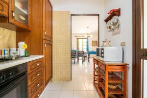 Η κουζίνα ή μικρή κουζίνα στο Villa Max