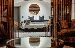 Postel nebo postele na pokoji v ubytování The Penthouse