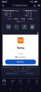 a screenshot of a cell phone with a text box at Apartment Riki 2 in Ohrid