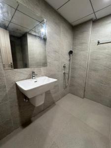 Koupelna v ubytování Swanky studio