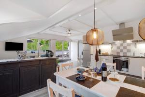 Kuchyň nebo kuchyňský kout v ubytování Ferienwohnung Pöttner + 18 fotografií