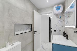 Koupelna v ubytování Apt Ruvi + 19 fotografií