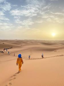 Huéspedes de moroccan izem camp