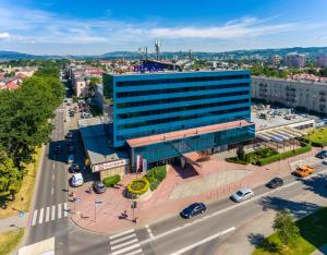 Гледка от птичи поглед на Hotel Beskid