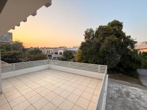 a view from the balcony of a house at MELBERRY Guest House in Islamabad