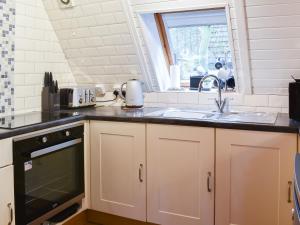 Køkken eller tekøkken på Bracken Lodge