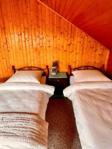 Postel nebo postele na pokoji v ubytování Wohnung Magda + 13 fotografií