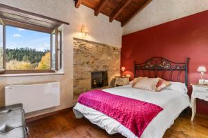 Postel nebo postele na pokoji v ubytování Morouzos