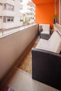 Χώρος καθιστικού στο City Center 1 BR Apartment Julia