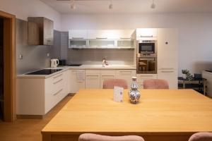 Η κουζίνα ή μικρή κουζίνα στο City Center 1 BR Apartment Julia