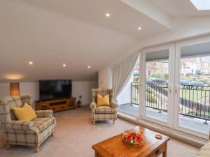 Χώρος καθιστικού στο Sandy Nook