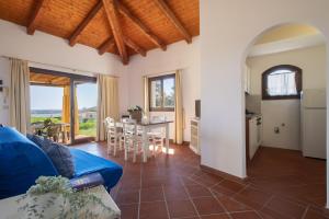 Χώρος καθιστικού στο Villa Giada