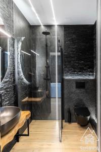 Koupelna v ubytování Sośnica Resort & SPA