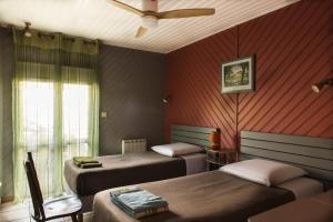 Ruang duduk di Villa Mimosas Le Verdon sur Mer