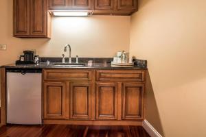 a kitchen with a sink and a dishwasher at Riverside Hotel, an Ascend Collection Hotel in West Chesterfield +31 photos