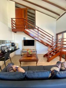 TV a/nebo společenská místnost v ubytování DUPLEX TAIBA BEACH RESORT