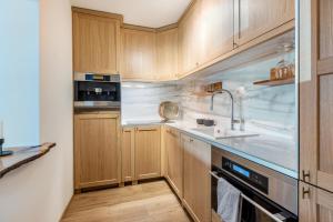 Kuchyň nebo kuchyňský kout v ubytování Ferienwohnung Schluchsee Idylle