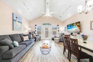 Posezení v ubytování The Blonde Mooose