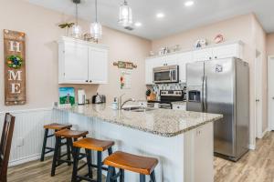 Kuchyň nebo kuchyňský kout v ubytování The Blonde Mooose