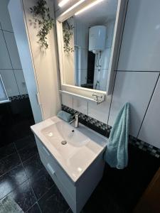 Koupelna v ubytování Apartman Neum View