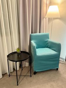 Posezení v ubytování Elegantes Smart Apartment in Szene-Viertel