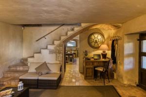 Et opholdsområde på Villa con encanto Jardín, Wifi y Ac