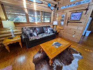 Posezení v ubytování Prospector - Pigeon Forge