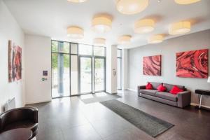 Istumisnurk majutusasutuses Cozy, modern apartment with balcony&free parking