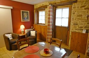 Istumisnurk majutusasutuses Gîte Peigne De Vénus