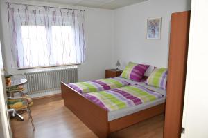 Katil atau katil-katil dalam bilik di Ferienwohnung Hall