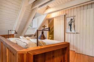 Postel nebo postele na pokoji v ubytování Magnifico duplex en centro Viella