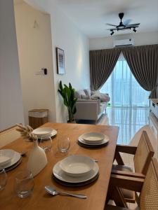 Χώρος καθιστικού στο muji house d'aman residence alor setar +56 φωτογραφίες