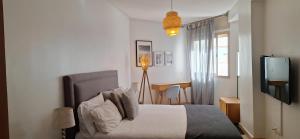 Televiisor ja/või meelelahutuskeskus majutusasutuses Grand appartement de luxe vue mer +28 fotot