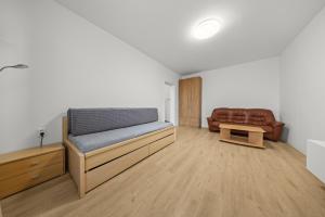 Posezení v ubytování White Serenity Apartment