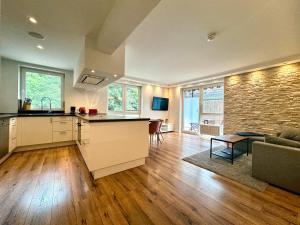 TV a/nebo společenská místnost v ubytování Citynah und Chic bei Hamburg