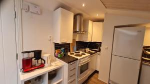 Dapur atau dapur kecil di Ugglegatan 17 - Två rum & kök