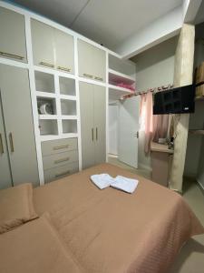 Postel nebo postele na pokoji v ubytování Apartamento Gaya - Perto da Praia e Confortável + 5 fotografií