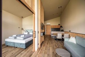 Postel nebo postele na pokoji v ubytování Apartment Oberhaslerhof