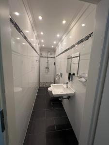 Koupelna v ubytování Hotel Dümptener Hof