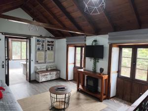 TV a/nebo společenská místnost v ubytování Casa Julián