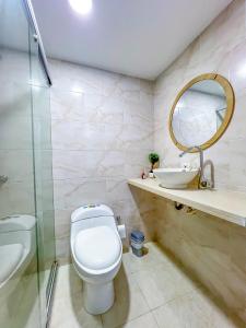 Koupelna v ubytování Olas Caribe 401