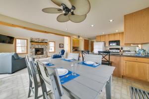 Dapur atau dapur kecil di Waterfront Lake Huron Home - Private Beach!