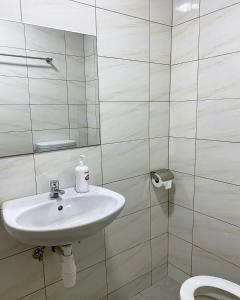 Ένα μπάνιο στο Fal's Guesthouse