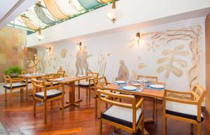 Posezení v ubytování Hotel Tourblanche