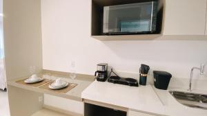 Kuchyň nebo kuchyňský kout v ubytování Stay22 | Flat novissímo em frente ao Hospital