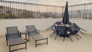 Nespecifikovaný výhled na hory nebo výhled na hory při pohledu z apartmánu