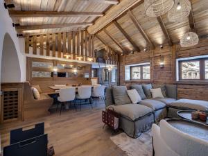 Χώρος καθιστικού στο Chalet spacieux à Méribel pour 10 pers avec animaux et parking - FR-1-566-82