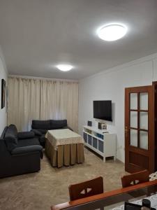 TV a/nebo společenská místnost v ubytování Casa hurtado