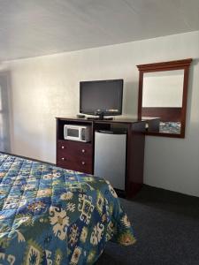 Kuchyň nebo kuchyňský kout v ubytování Hollywood Motel